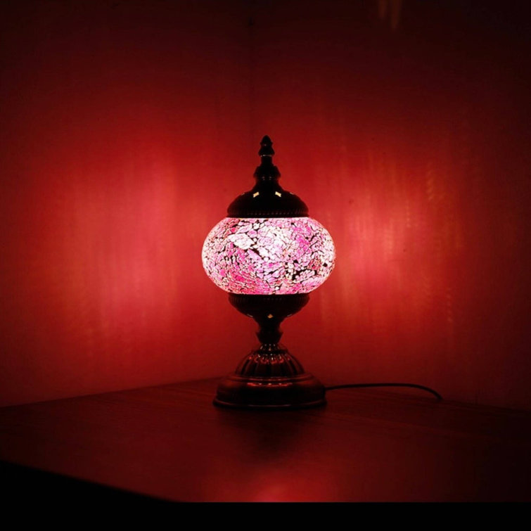 Bungalow Rose Glass Table Lamp Wayfair